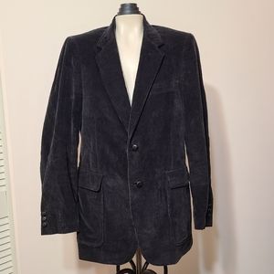 Vintage Jordache black corduroy blazer